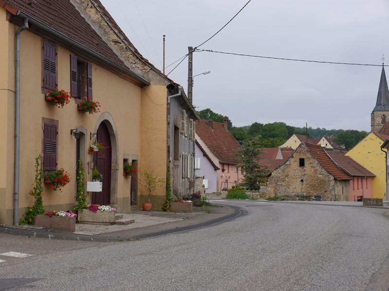 The roads I was taking passed through many small villages like this one in the French countryside.