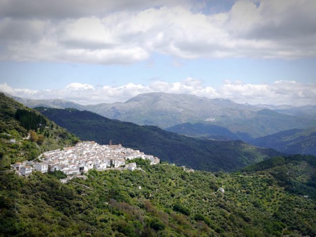 Algatocín in the leafy hills
