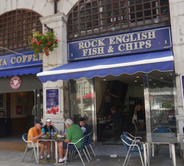 Rock English Fish and Chips in Gibraltar