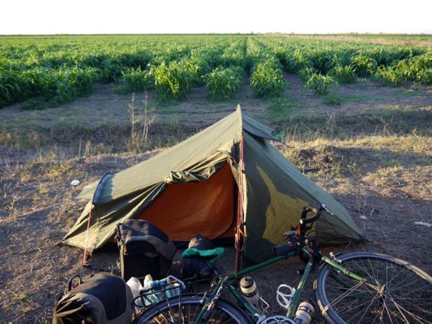 Wild camping in Morocco