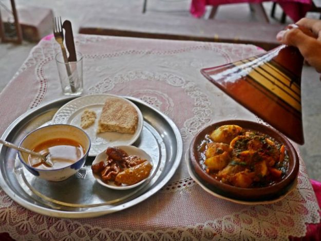 Soup and Tagine.