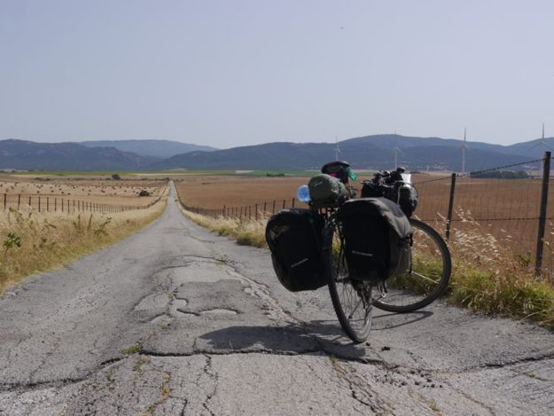 An old country road in Andalusia