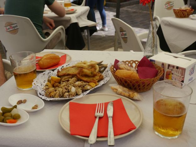 Fried fish in Cadiz
