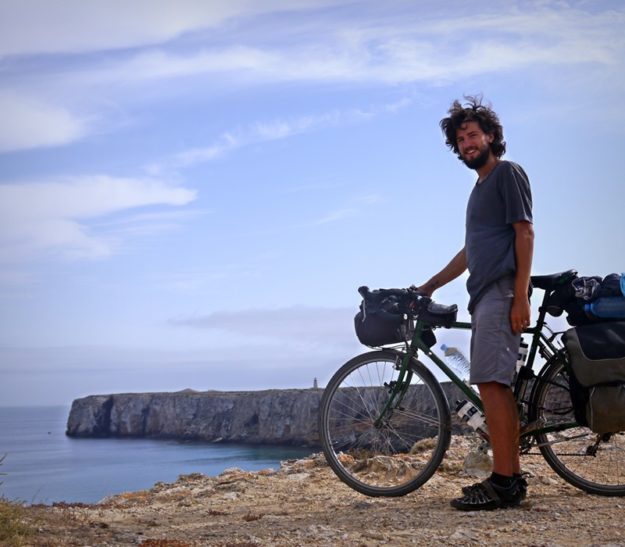 Punto de Sagres and me with bike