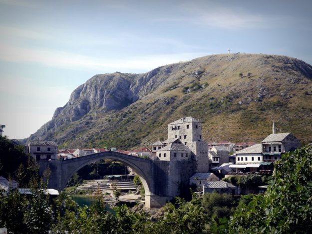 The bridge in Mostar