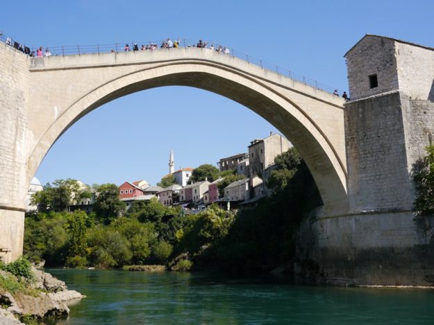 stari-most-bridge-mostar The iconic Stari Most bridge in Mostar
