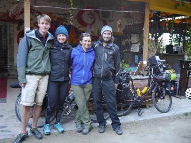 Cyclists meeting in Shkoder, Albania