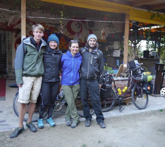 Cyclists meeting in Shkoder, Albania