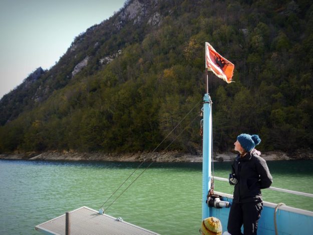 Boat to Fierza, Albania