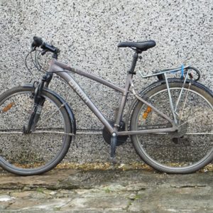 B-Twin with pannier rack