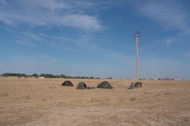 Camping in Karakalpakia, Uzbekistan