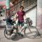 Jamie with his bicycle